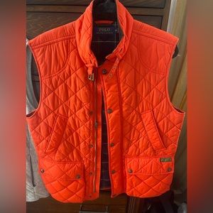 Men’s Polo Ralph Lauren vest with flannel inside